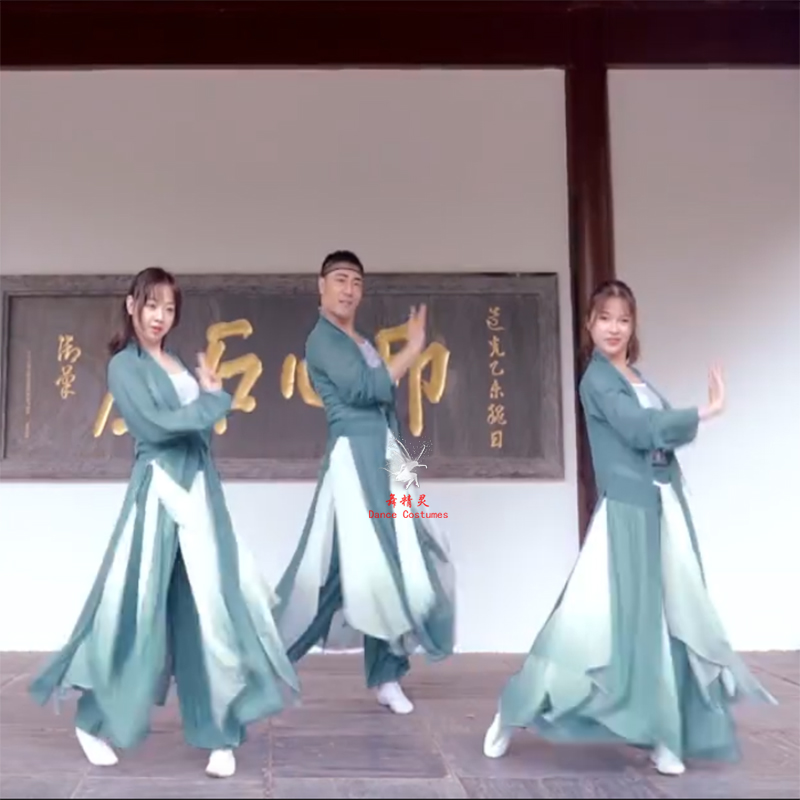 新款古典舞琵琶行舞蹈服飘逸古风超仙知否演出服书简艺考服中国风