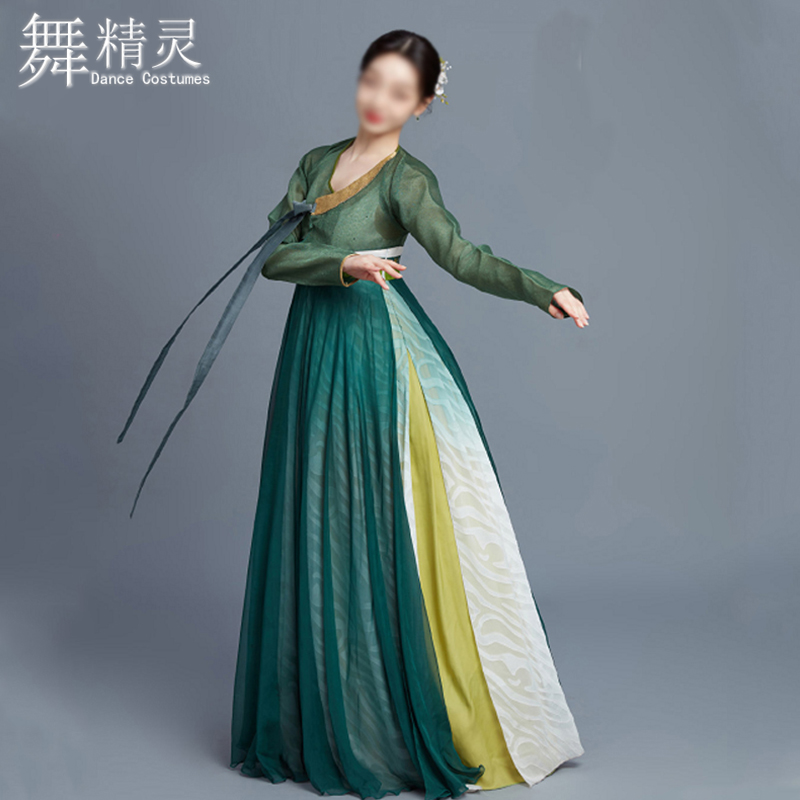 起风了舞蹈服朝鲜舞族艺考女演出
