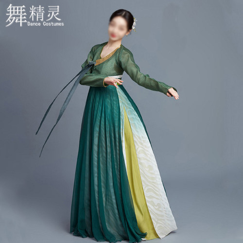 起风了舞蹈服朝鲜舞族艺考女演出