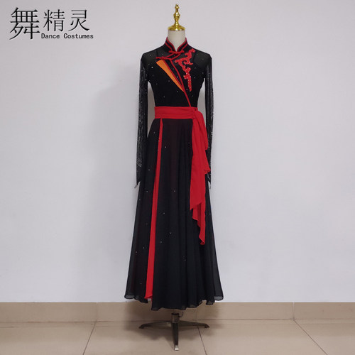 剧目艺考蒙族舞蹈蒙古舞服装女