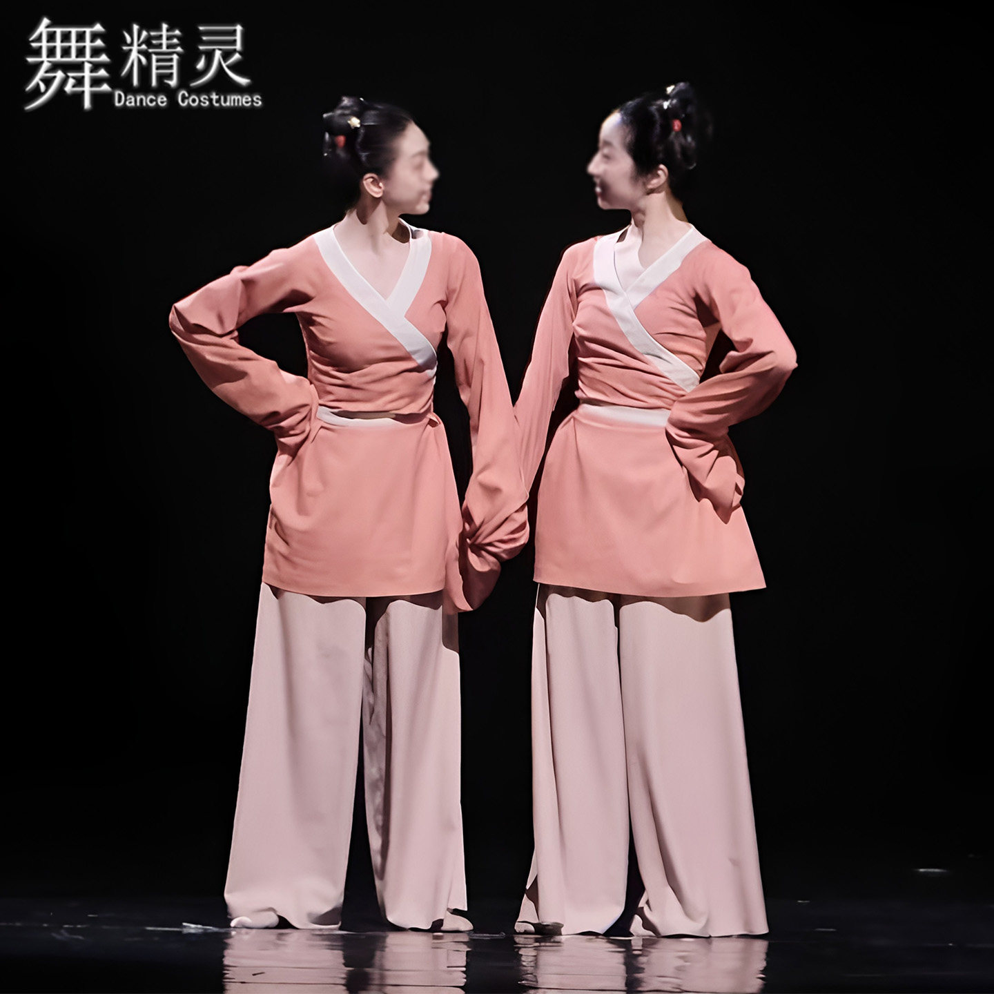 女子双人舞剧目牵舞蹈服古典艺考