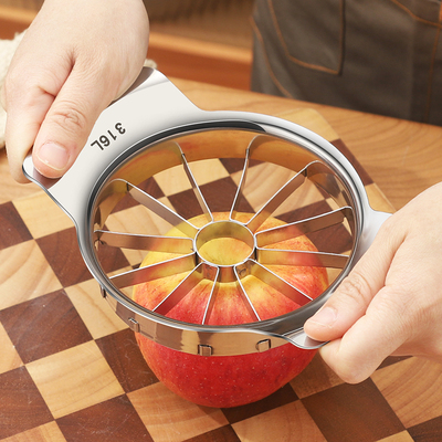 316不锈钢切苹果神器切橙子水果神器西瓜分果切果分割切片去核器