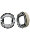 Подходит для тормозных колодок мотоцикла Qianjiang 125/150 FXD125/RX/JD100 барабанный тормоз Jetta Fusianda mini 4