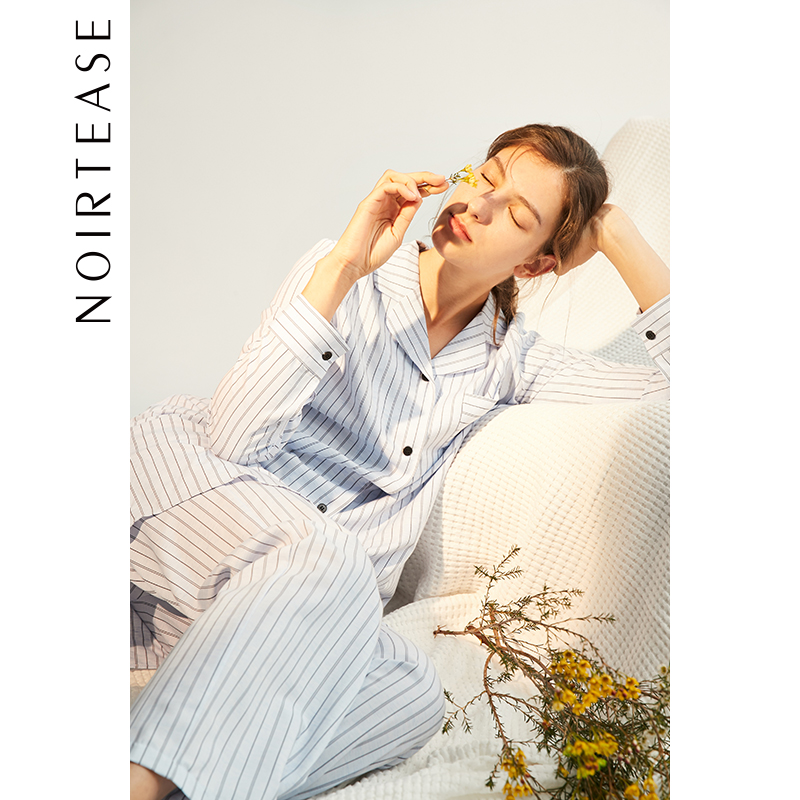 NOIRTEASE天丝亚麻长袖睡衣