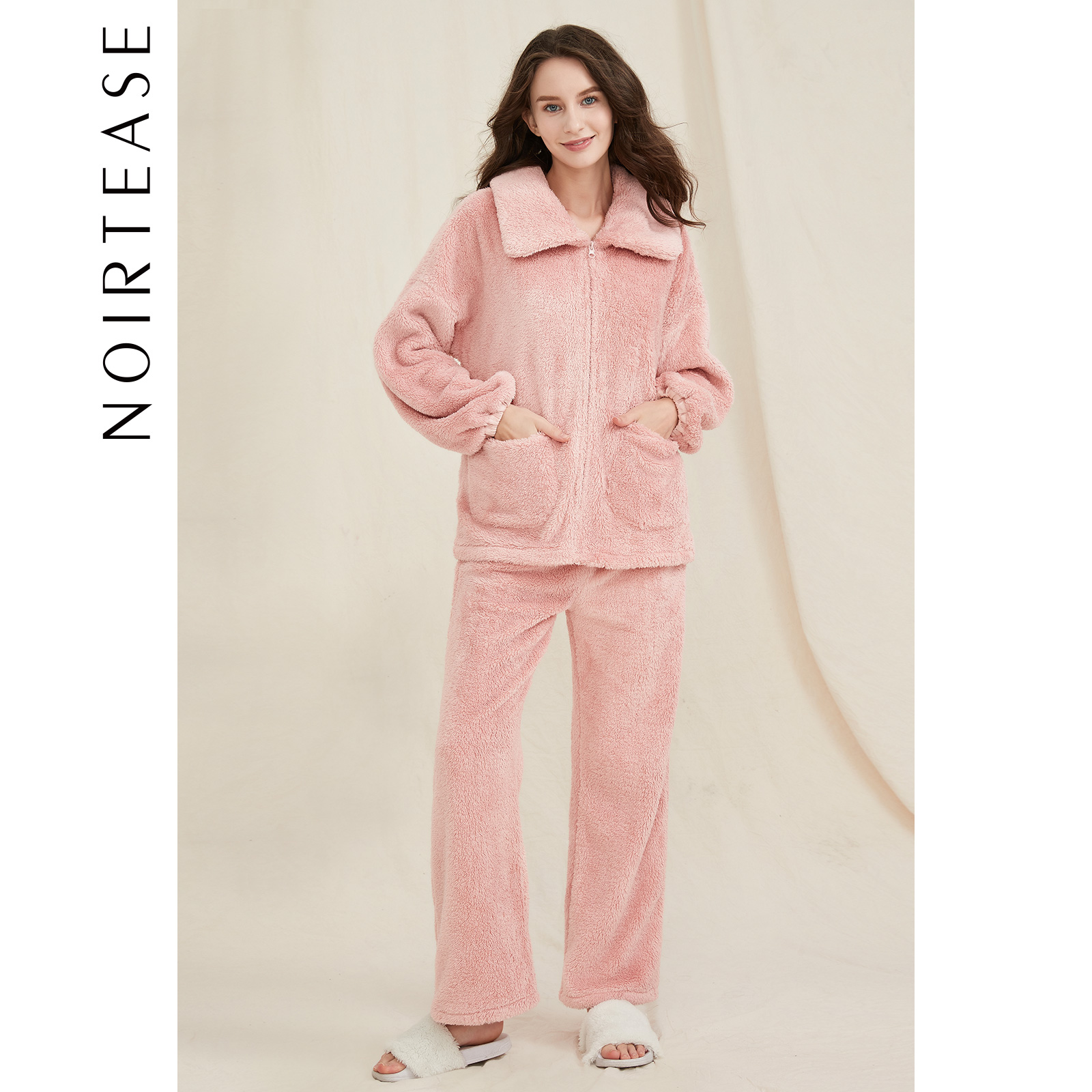 NoirTease家居服套装毛绒绒女冬