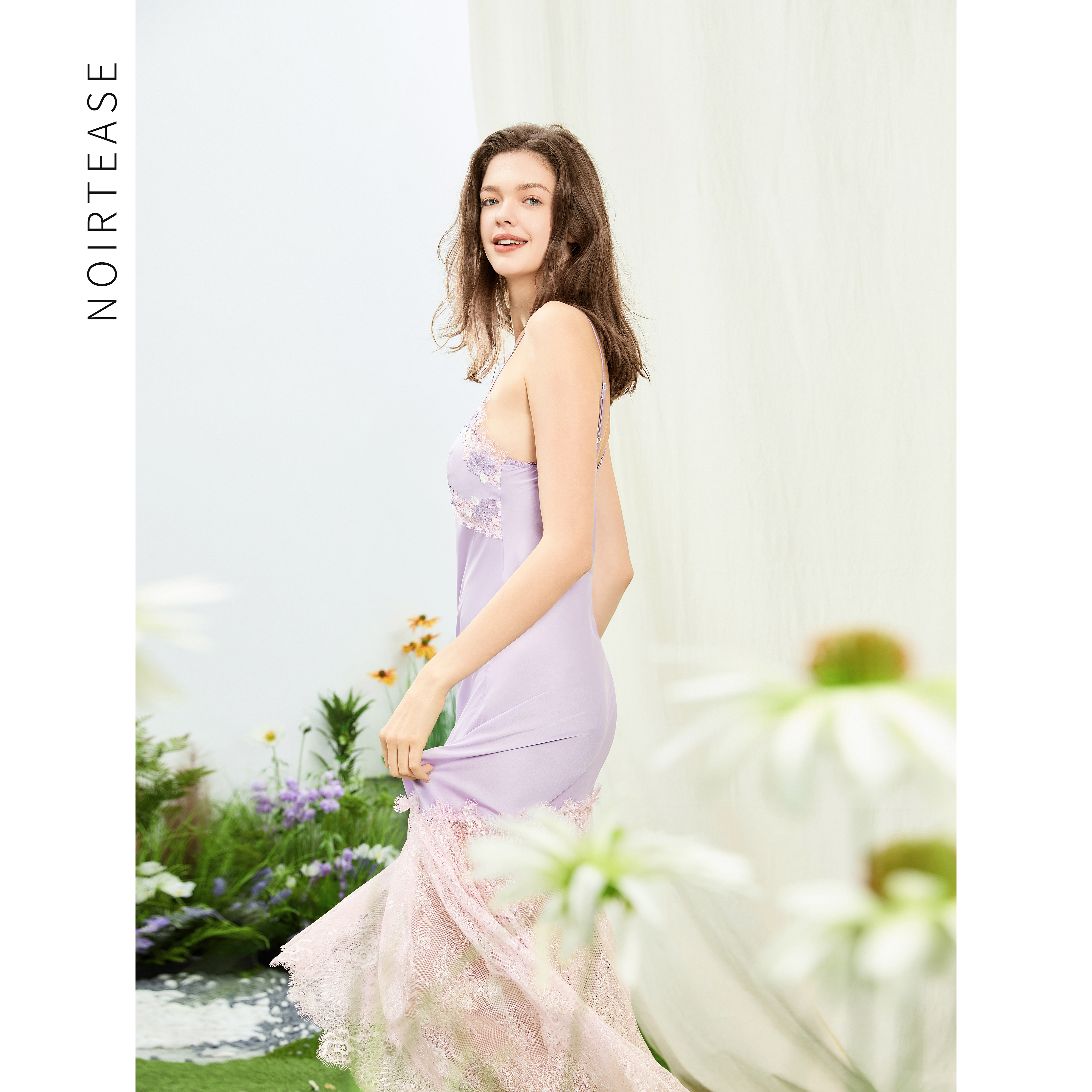 NoirTease夏季薄款吊带睡裙