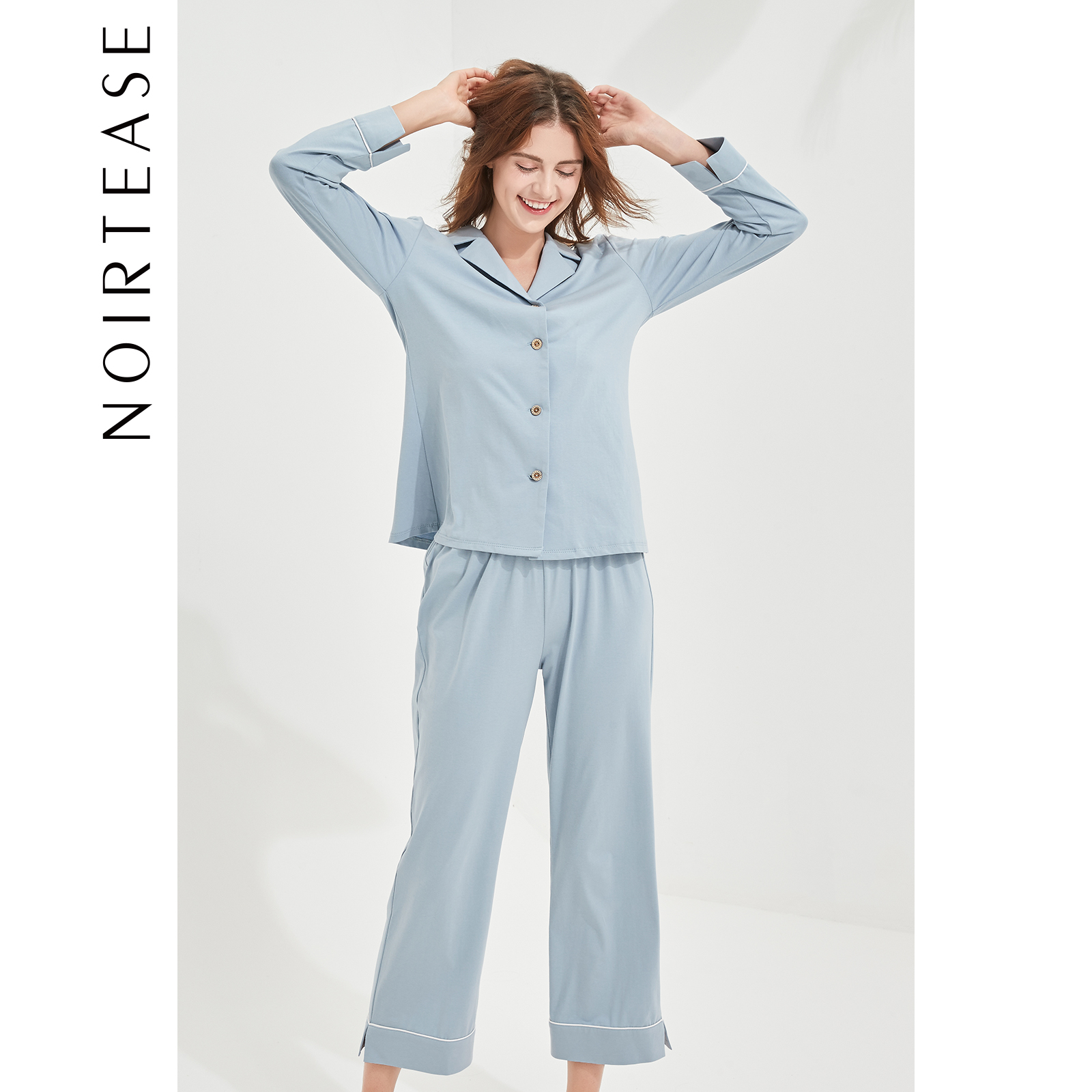 noirtease性感全棉家居服套装
