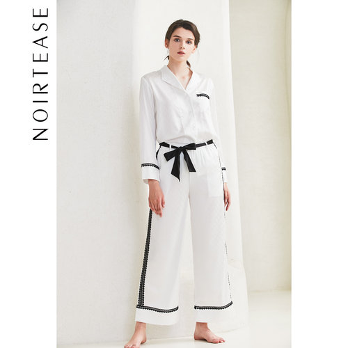 NoirTease奈黎诗家居服套装撞色