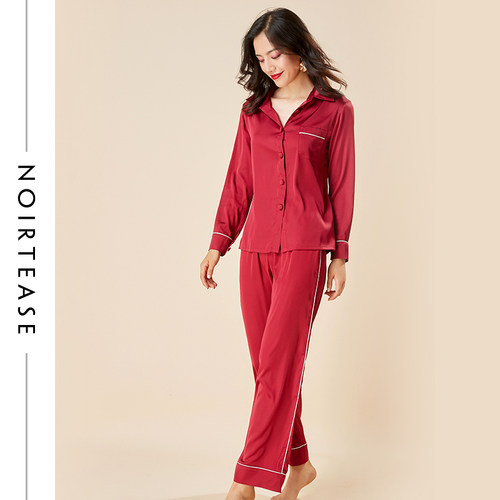 NoirTease薄款性感家居服套装