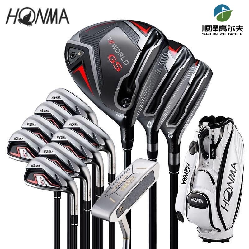 正品HONMA红马高尔夫球杆GS男士套杆初中级进阶golf套杆TW-GS新款