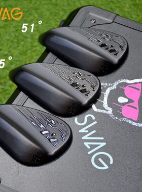 限量SWAG高尔夫挖起杆Melting Skull融化骷髅黑色限量沙杆套装