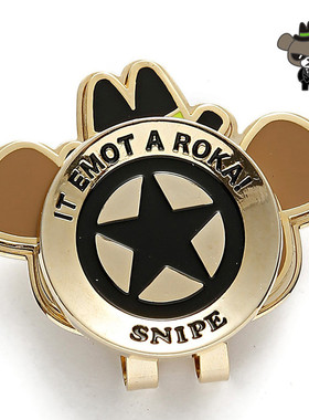 日本SNIPE mark SP511CM高尔夫马克高尔夫球位标新款帽夹 新款