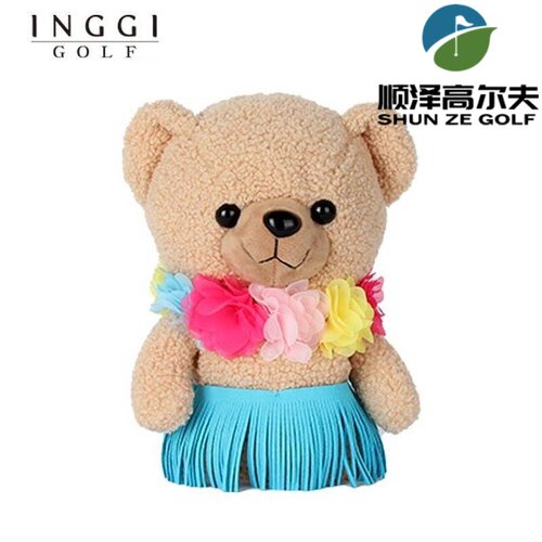 正品高尔夫杆套NUMBER卡通熊头套