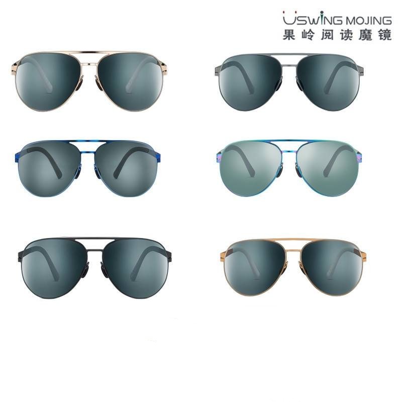太阳眼镜Uswing男女果岭阅读魔镜