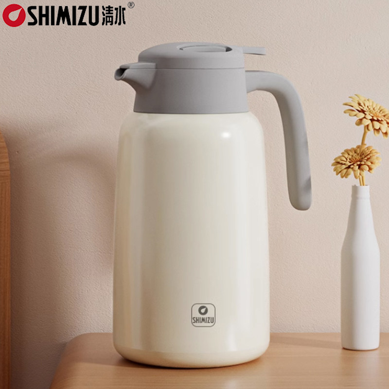清水保温壶家用暖水壶大容量316不锈钢热水瓶保温开 水瓶保温水壶