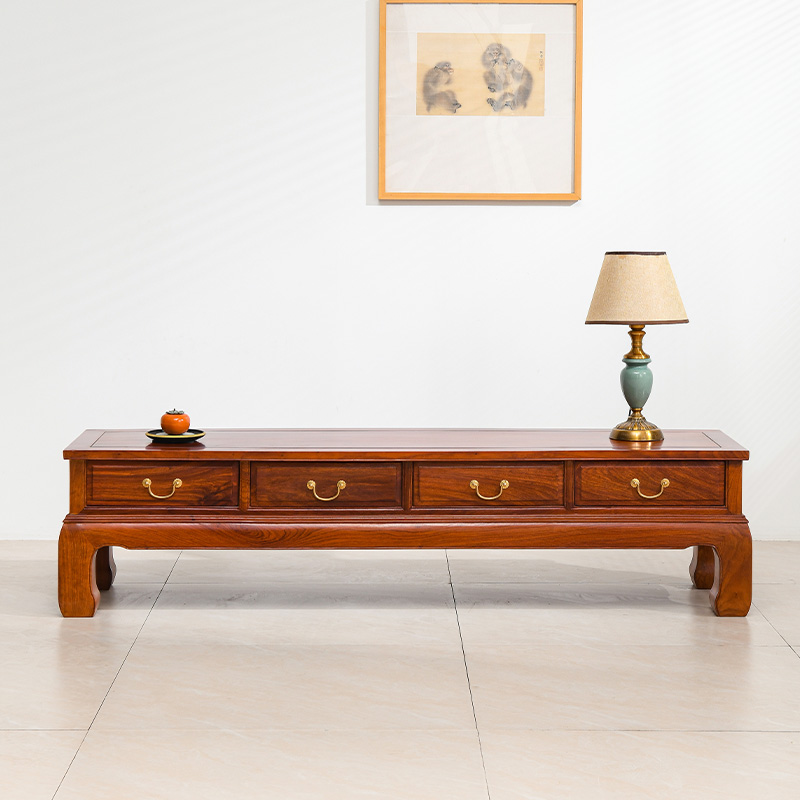 仙龙山榫卯结构刺猬紫檀电视柜