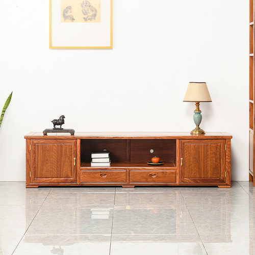 仙龙山榫卯结构刺猬紫檀电视柜