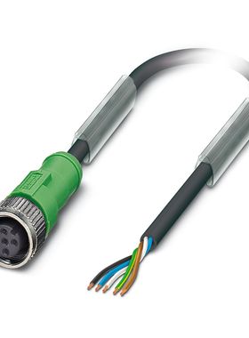SAC-5P-1.5-PUR/M12FS 1669822 1669835 1683374 菲尼克斯电缆
