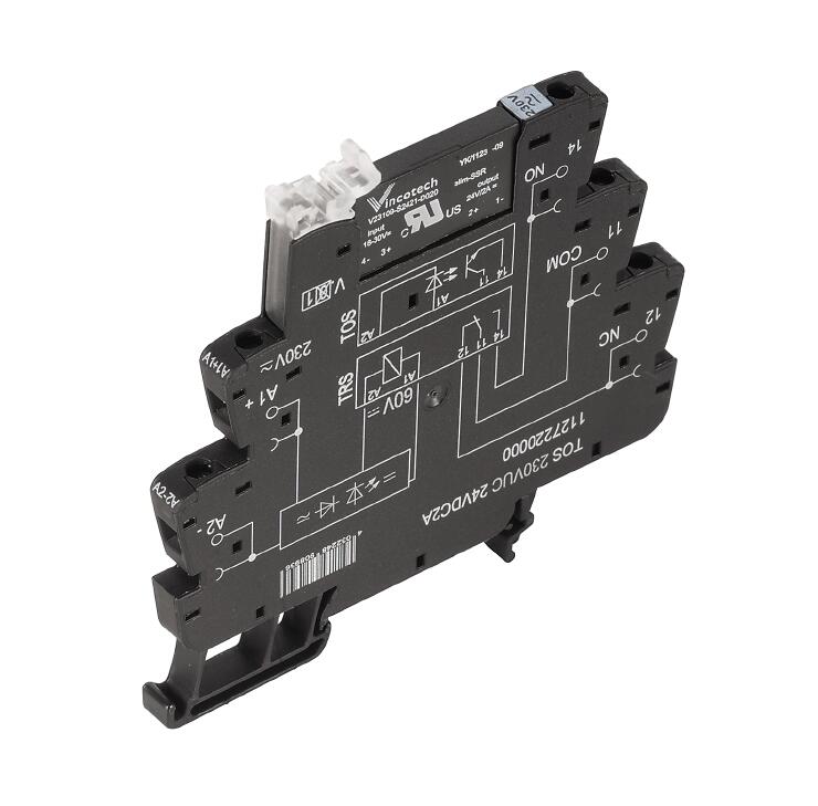 TOS 24-230VUC 230VAC 1A 魏德米勒固态继电器 1127500000