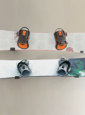 RUGGED EAGLE滑雪板挂架单双板壁挂室内墙上架子存放架雪板展示架