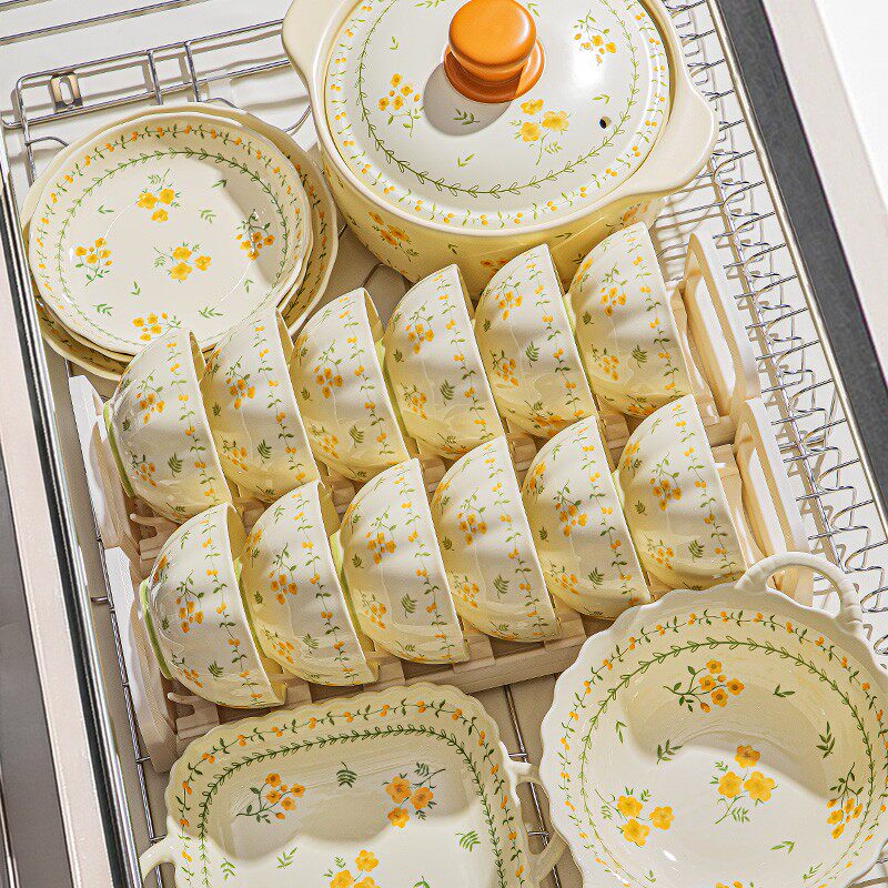 【高颜值治愈奶油风陶瓷餐具】