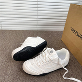 小白鞋 情侣轻便舒适德训鞋 运动鞋 网面复古薄底新款 女 男潮2026春季