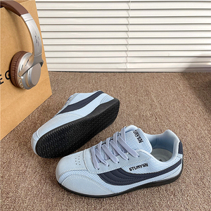 蓝色赛车德训鞋男2026春夏季新款网面鞋百搭学生平底运动休闲鞋女