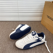 情侣德训鞋 男ins潮2025冬季 新款 赛车鞋 网面透气薄底运动休闲鞋 女