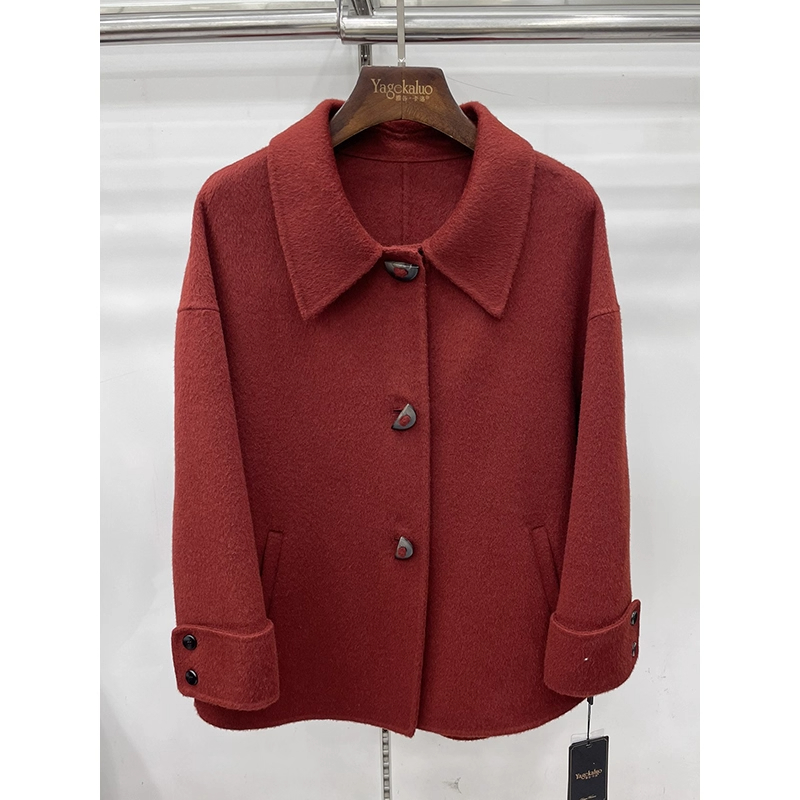 雅各卡洛2C-806绵羊毛100%外套