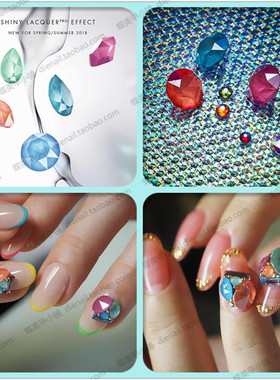 2018日本新春色 贵族系列奥钻圆尖底钻DOUBLE180 ss29饰品