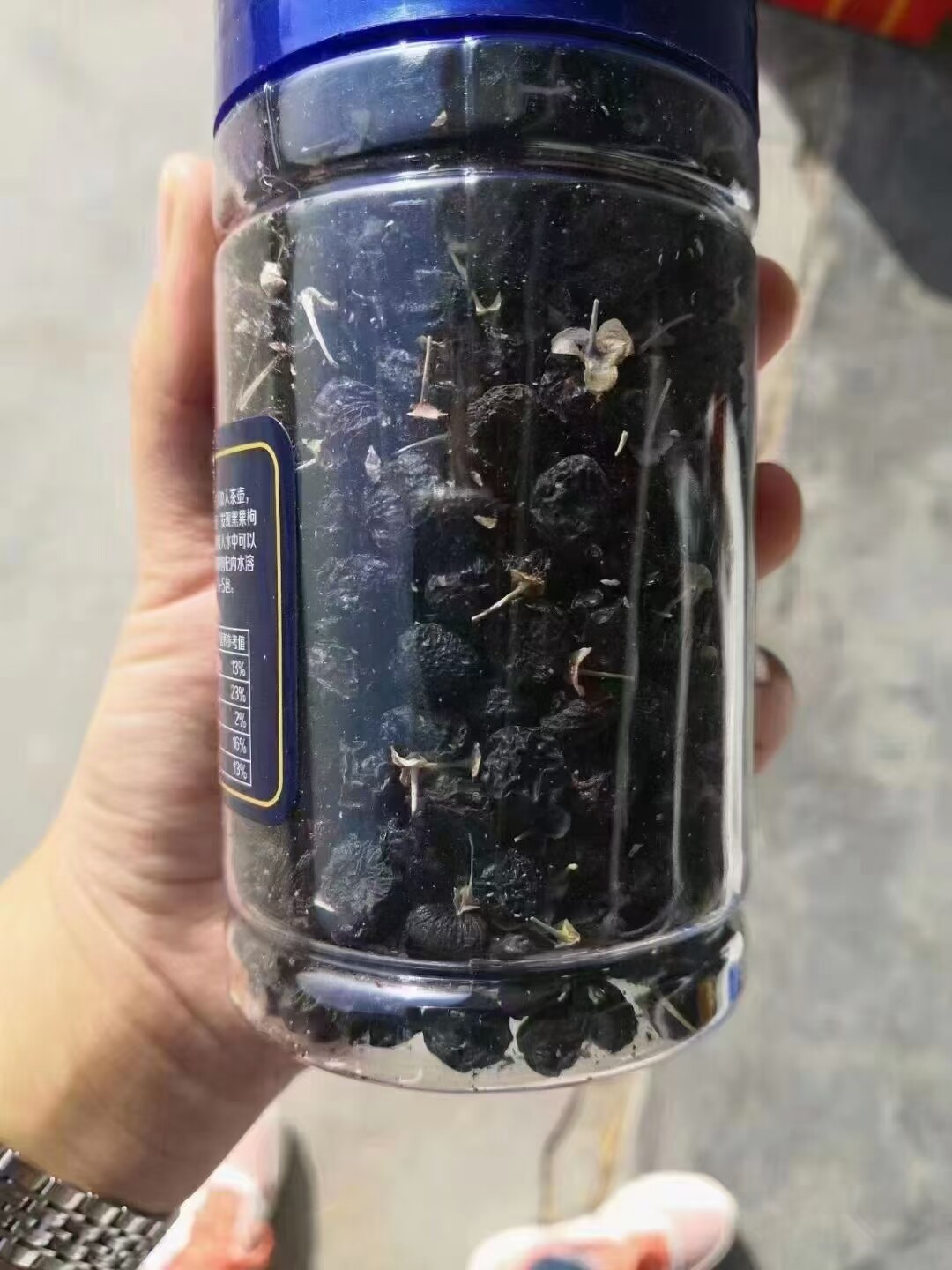 野生黑枸杞一罐 100g