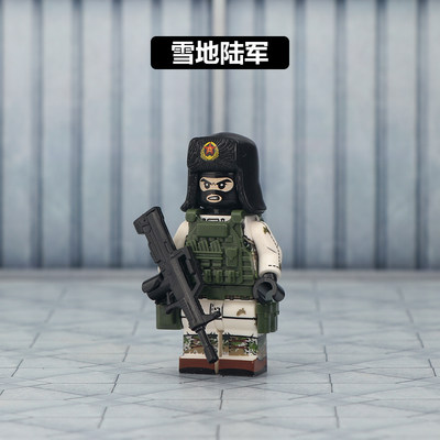 拼装特种兵警察玩具人偶军事模型