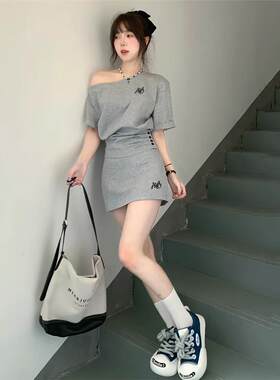 气质休闲运动套装女夏季