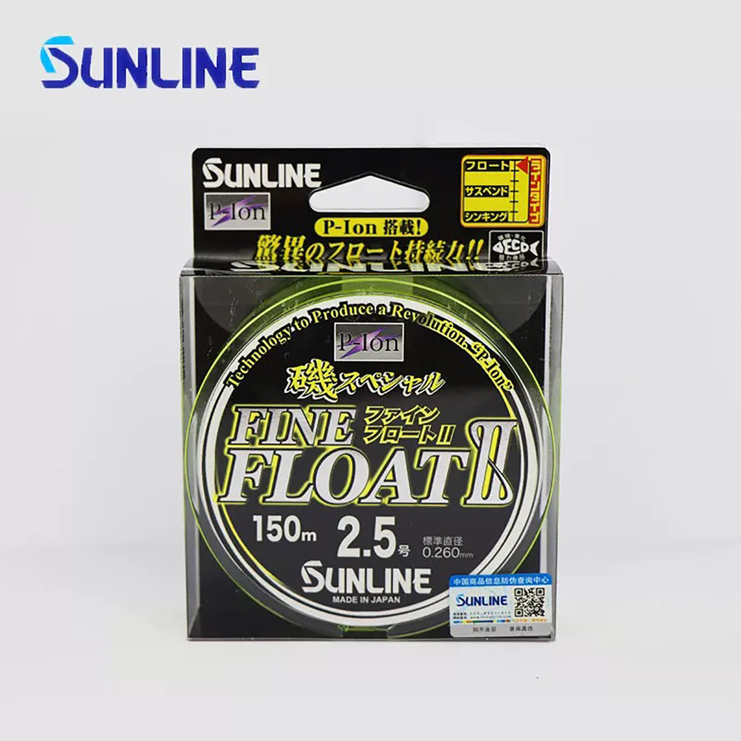 SUNLINE悬浮母线2代半浮水矶钓线