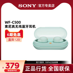 Sony/索尼 WF-C500 真无线蓝牙耳机入耳式运动跑步防水防汗男女款