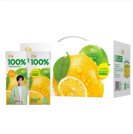 汇源100%阳光柠檬混合果汁200ml