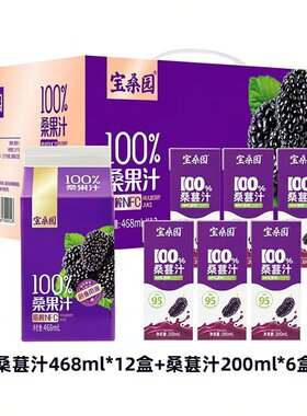 宝桑园100%NFC桑葚原榨汁