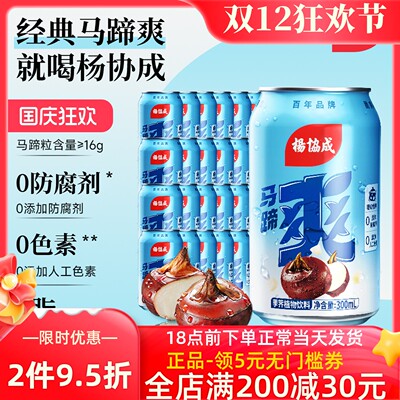杨协成经典马蹄爽大果粒饮料
