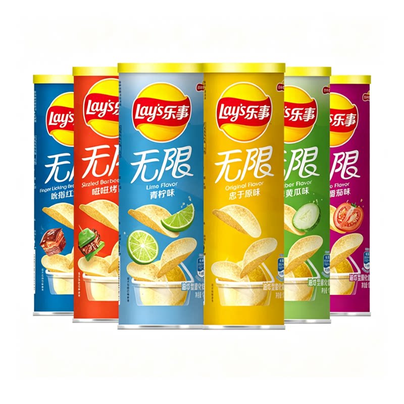 乐事薯片多口味混搭24罐