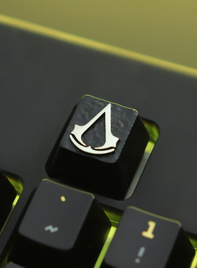 刺客信条奥德赛游戏周边 机械键盘锌铝合金金属浮雕键帽按键 键石