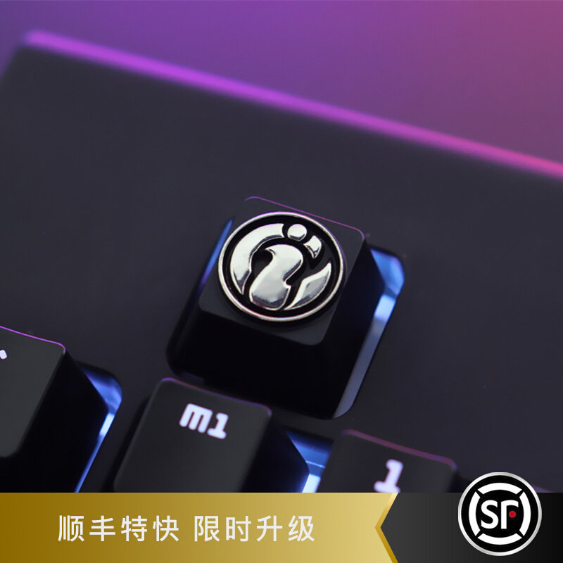 IG战队游戏周边logo标志锌铝合金属机械键盘个性键帽按键键石_虎窝淘