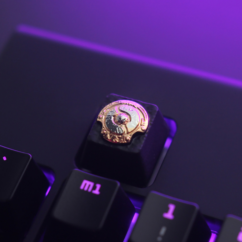 键石DOTA2冠军盾金属个性键帽
