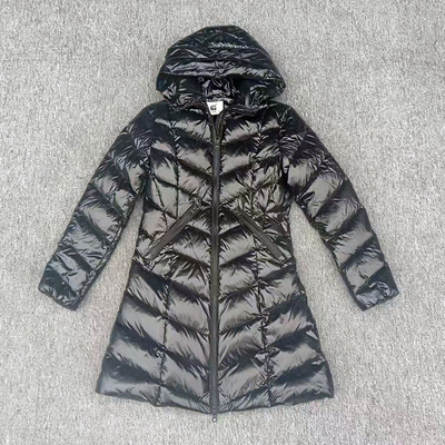 断码特价女士羽绒服中长款修身收腰女款冬季加厚绗缝防水外套