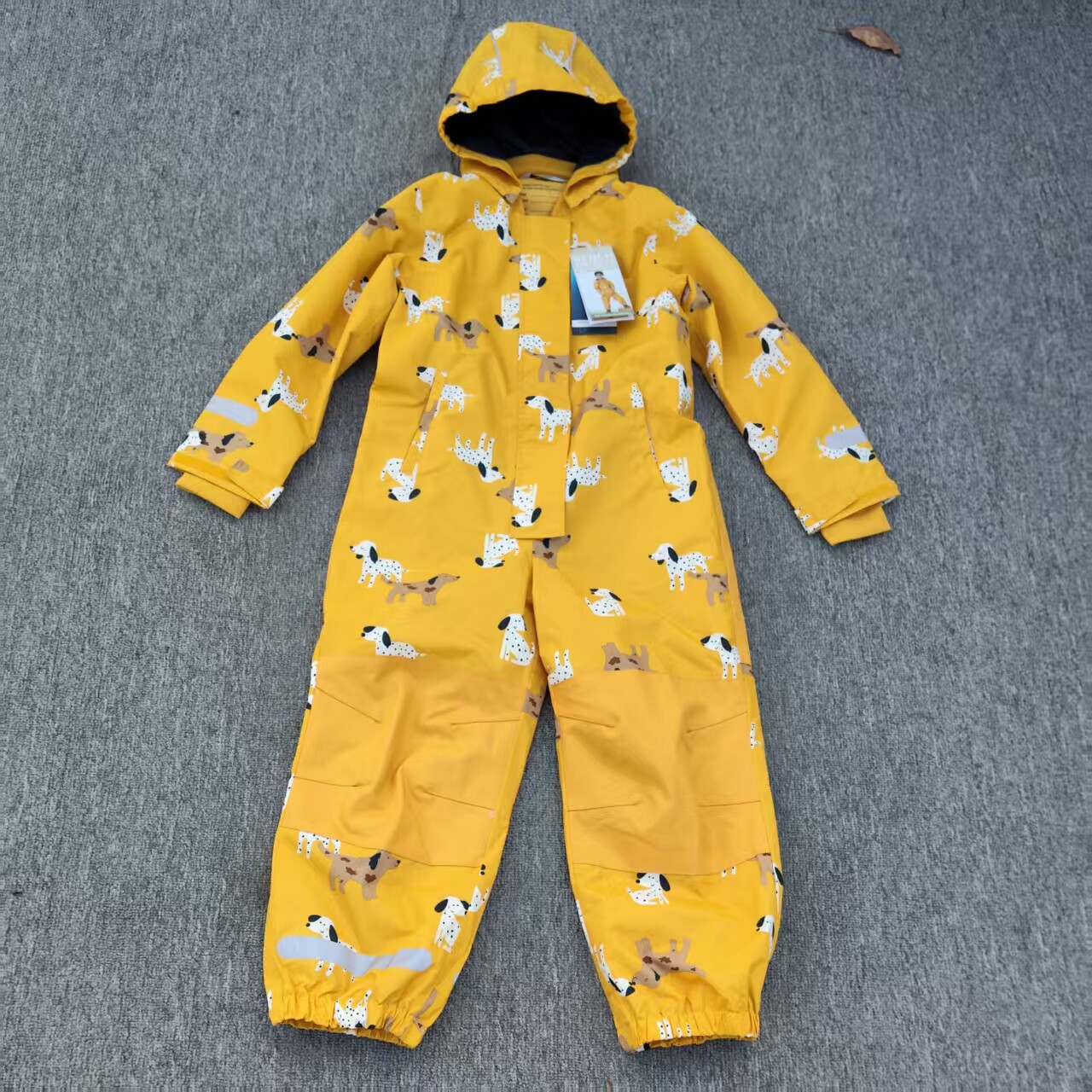 北欧品牌儿童赶海服玩水连体下水裤户外挖沙防水雨衣5000MM滑雪裤图片
