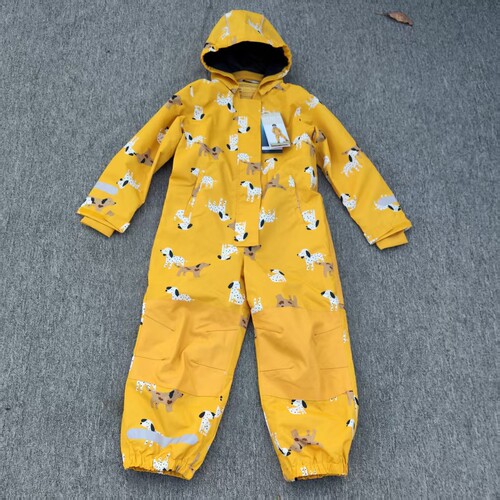 北欧品牌儿童赶海服玩水连体下水裤户外挖沙防水雨衣5000MM滑雪裤