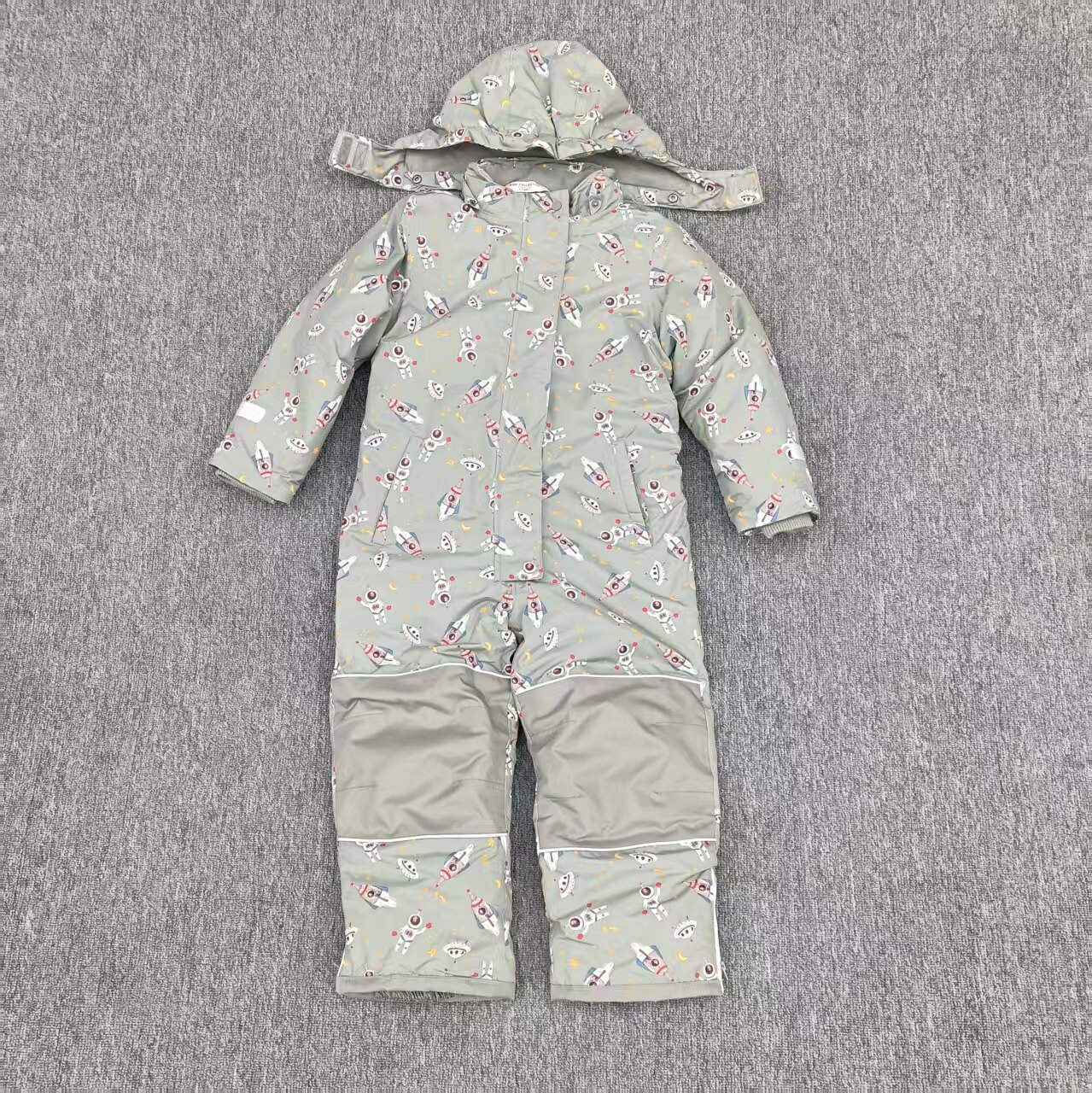 儿童滑雪服连体套装女童男童户外防水保暖加绒宝宝滑雪装备滑雪衣