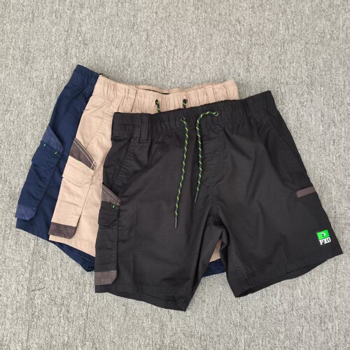 澳洲FXD户外男士过口袋工装短裤五分裤微弹耐磨休闲裤