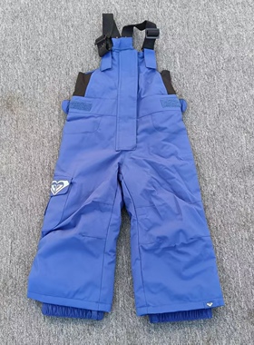 澳大利亚R牌儿童背带滑雪裤男女童雪裤男女大童加厚保暖防水防风