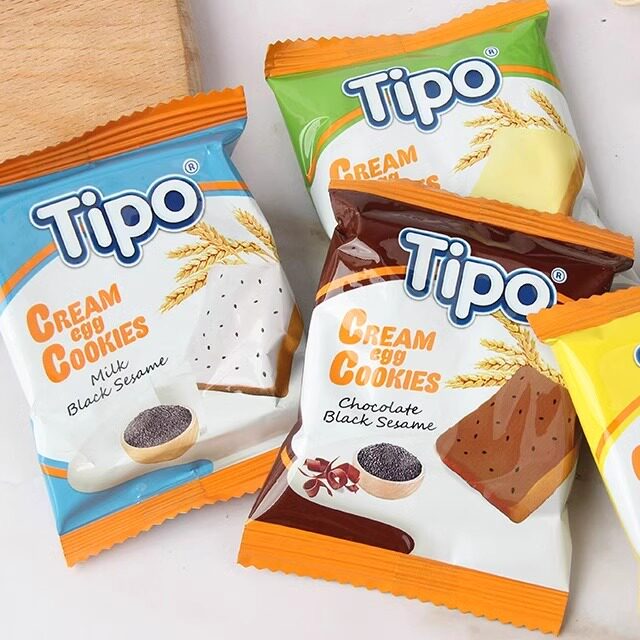 tipo面包干4袋装进口饼干多口味吃货网红解馋小零食小吃休闲食品