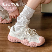 复古网面透气运动鞋 feiyue 子 女2026春夏新款 爆款 飞跃女鞋 登山鞋